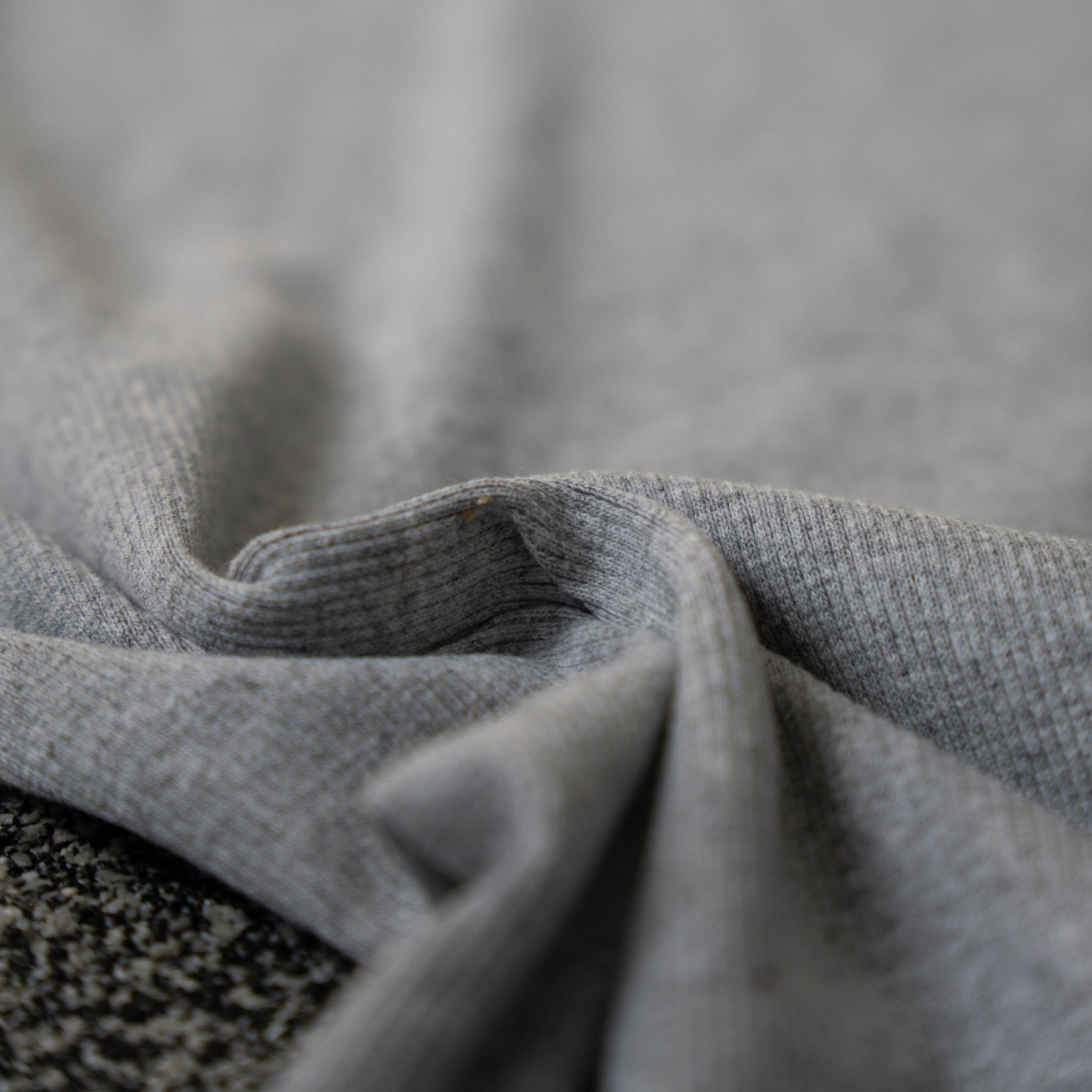 Regata Canelada Slim Cinza