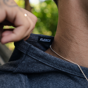 Camiseta Canelada Slim Cinza Escuro