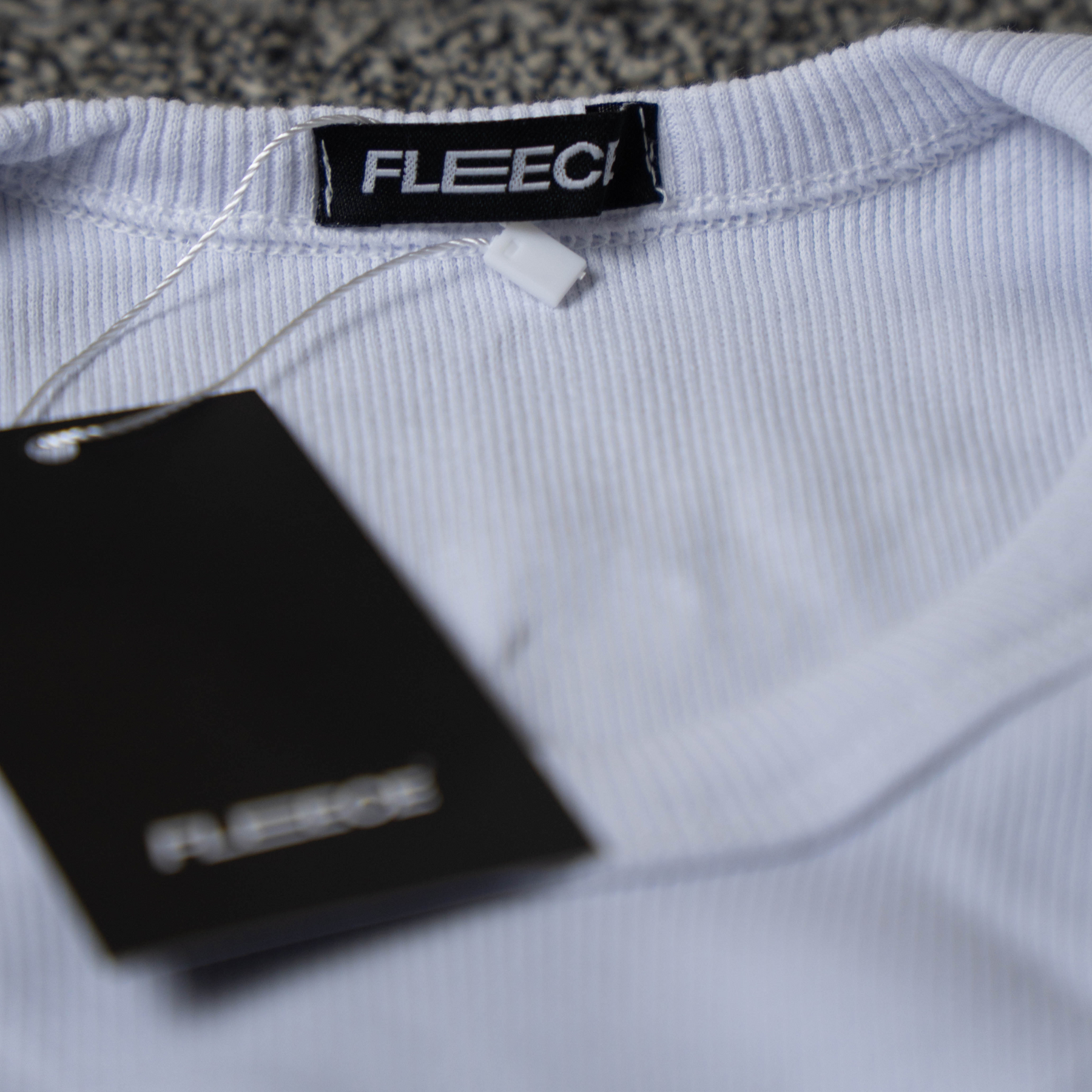 Regata Canelada Slim Branca