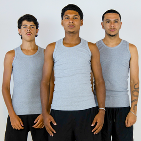 Triple Gray Tank Top Slim Pack
