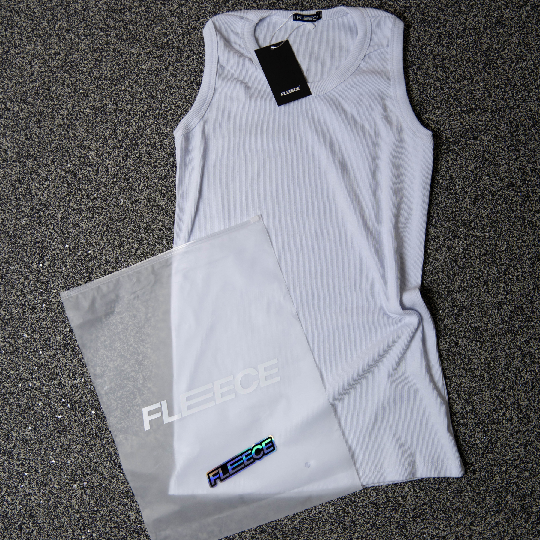 Regata Canelada Slim Branca