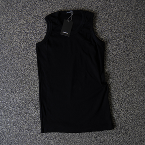 Regata Canelada Slim Preta